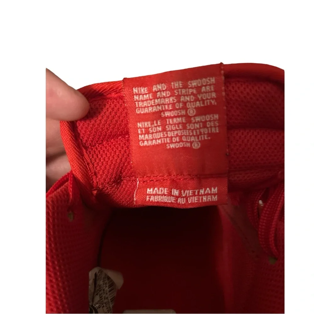Nike Air Force 1 “All Over Logo” Red/White Sz 7.5